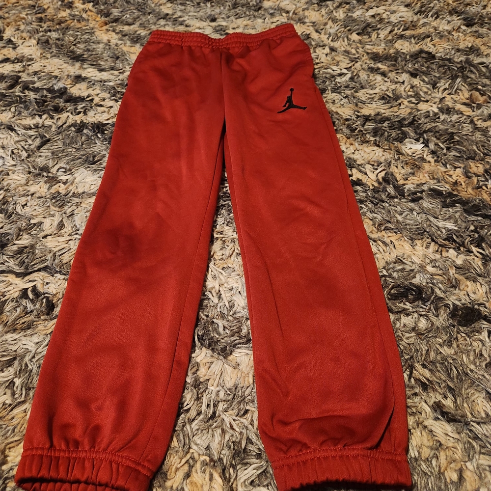 Jordan Kids Red Sweatpants